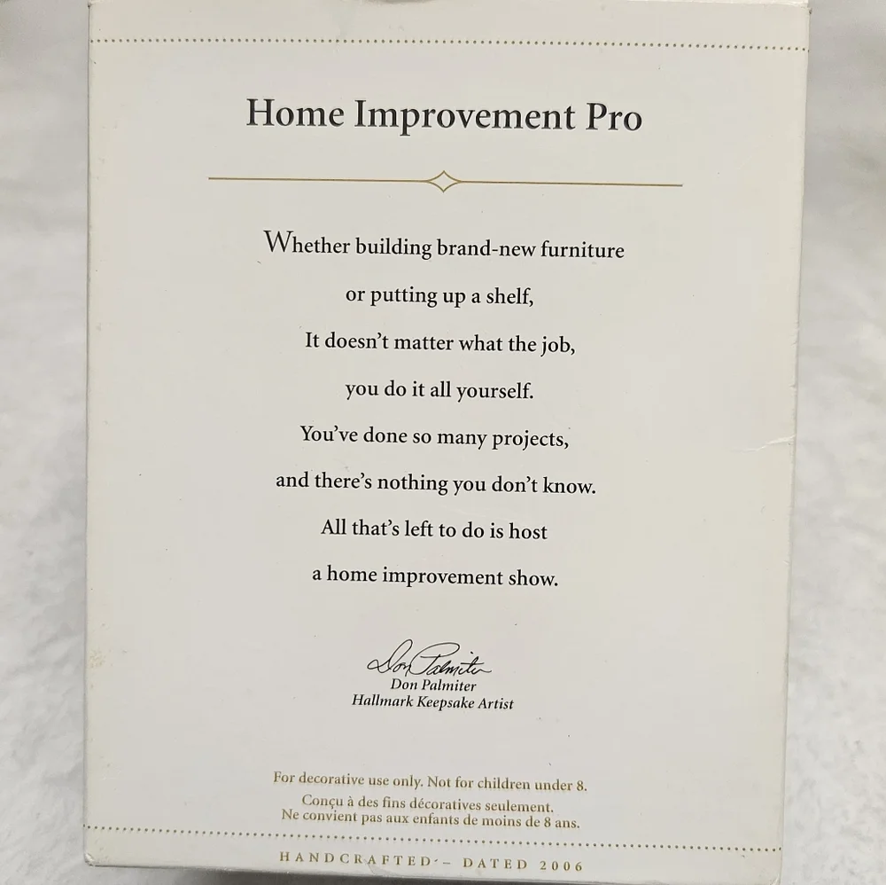 Hallmark Christmas Keepsake Ornament Home Improvement Pro 2006 QXG2303 - Picture 8 of 10